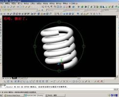 AutoCAD教程：用圓環巧做彈簧