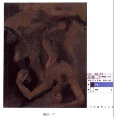 PS臨摹利森蒂作品—《Los condenados》