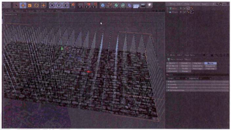 使用C4D毛發特效製作草坪教程（一）