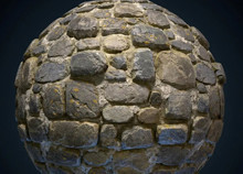 在ZBrush、Substance 3D Designer中創建石牆材料